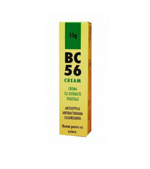 crema antiseptica cu extracte vegetale BC56, 20g.