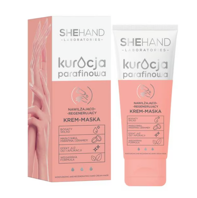 Crema-masca pentru maini cu parafina, 75g, SheHand